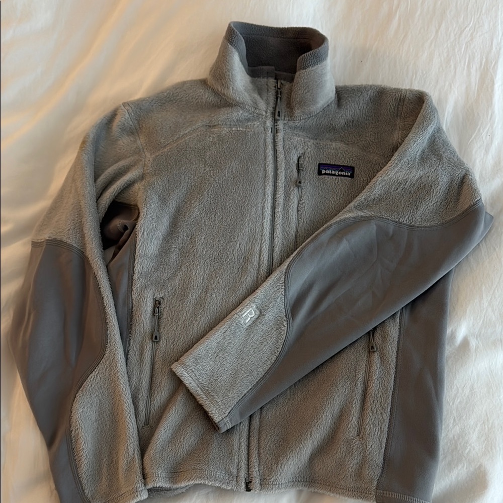 Women’s Patagonia Light Gray R1 Performance Fleece Jacket